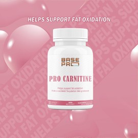PRO Carnitine Capsules - 120 CAPSULES | L-Carnitine 1500mg per Serving | Base Pro Nutrition | 120 Vegetarian Capsules | L-Carnitine |