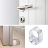 3pcs Door Stopper Transparent Silica Gel Door Handle Buffer Wall