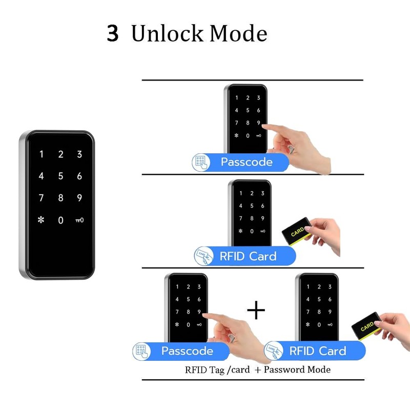 RFID Lock – Digital Keyless Cabinet Locks with Password &