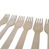Wooden Forks Biodegradeable & Disposable Pack of 100