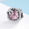 MUERDOU S925 Sterling Silver Birthstone Charm Fit Charms Bracelets and