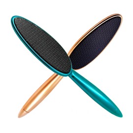 LIANRISES 2pcs Foot Files for Hard Skin Scraper Glass Nano, Feet Hard Skin Remover Callus, Gentle Pedicure Tool, for Home Spa Travel