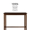 Linon 42 inch Height Pub Claridge Table, Rustic Brown Bar