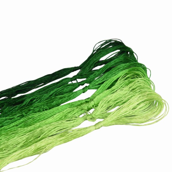 MINGGUXIUYI Mulberry Silk Embroidery Thread - Silk Threads for Cross