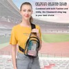 Clear Bag for Stadium Events Large PVC Clear Purse Clear