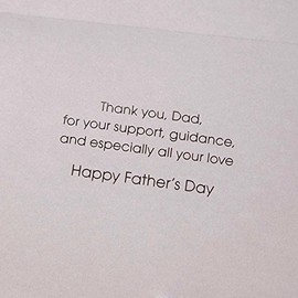Fathers Day Card Chevron with Quote
