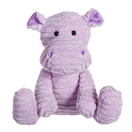 Apricot Lamb Toys Plush Corduroy Hippo Stuffed Animal Soft Cuddly Perfect for Child（Corduroy Hippo, 9 Inches）