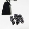 10PCS Polyhedral D10 Dice Acrylic 10 Sided Game Dice for