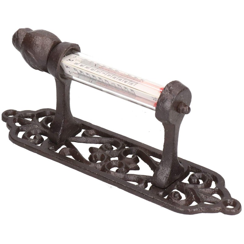 AB Tools Wall Rustic Thermometer Garden Wall Celsius Cast Iron