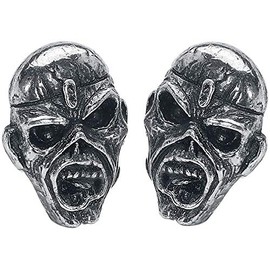 Iron Maiden Piece of Mind Earring Set Silver-Coloured