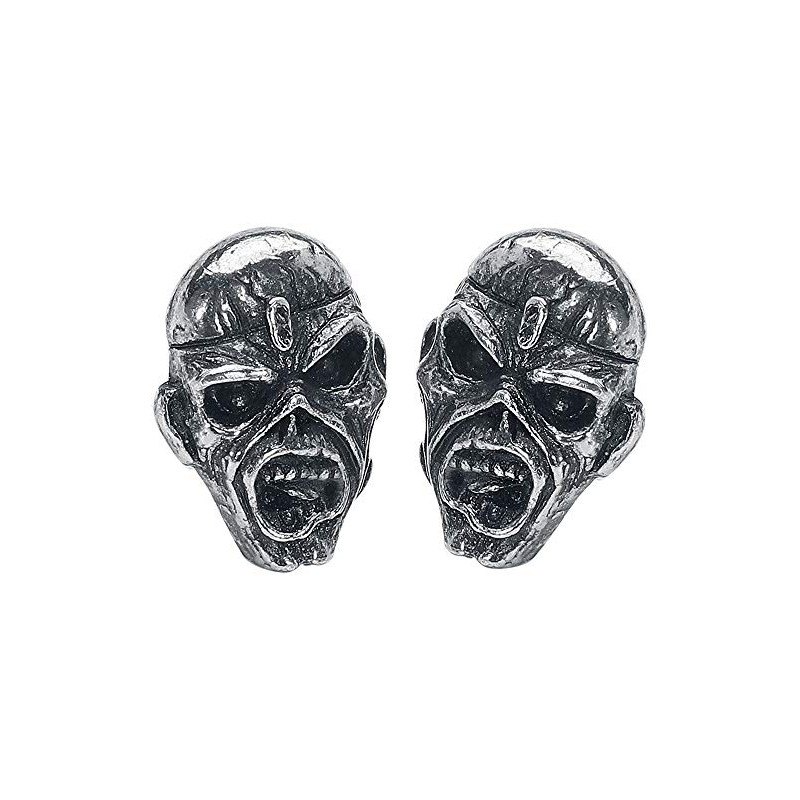 Iron Maiden Piece of Mind Earring Set Silver-Coloured