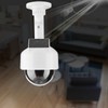 Dummy Camera Indoor & Outdoor Realistic Dome Shape Solar Security