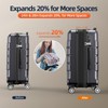 SHOWKOO Luggage Sets Expandable PC+ABS Durable Suitcase Double Wheels TSA