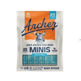Sticks Archer Original Mini Beef Sticks, 0.5 oz, 24 pk. - Great Price