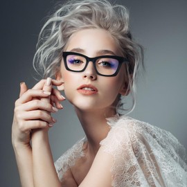 SIGVAN 6 Packs Reading Glasses Oprah Style Reading Glasses with Spring Hinge Square Computer Readers for Women (6 Mix-9, 3.0, multiplier_x)