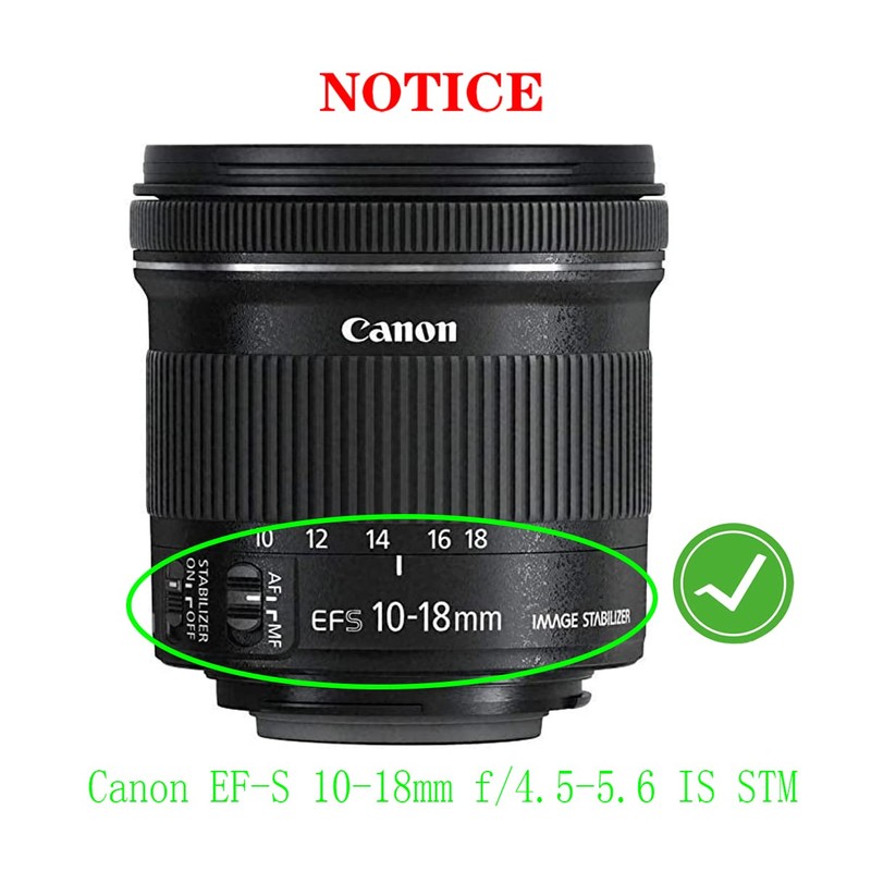 67mm Lens Cap Cover for Canon EF-S 10-18mm f/4.5-5.6 is