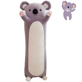 Yeqivo Long Kaola Plush Pillow Cute Cartoon Kaola Stuffed Animal Pillow, Soft Kaola Long Sleeping Hugging Body Pillow, Kaola Plush Toy Gifts for Kids(130cm/51.1 inch)