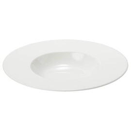 Narumi 50131-5239 Plate, Pro Style, 9.8 inches (25 cm), White, Simple, Rim, Soup, Pasta Plate, Microwave Warming, Dishwasher Safe, Made in Japan