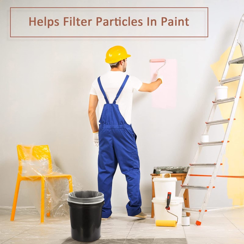 Patelai 5 Pcs 5 Gallon Paint Strainer Bags Regular Fine