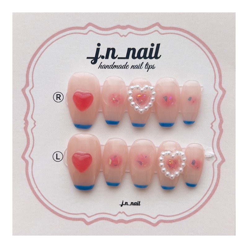 Cheek Cheek Homemade Nail Tips - Almond Egg / 치크치크