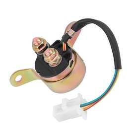 Starter Relay Solenoid, Motorcycle Starter Solenoid ATV Starter Relay for DR200SE 1997-2007