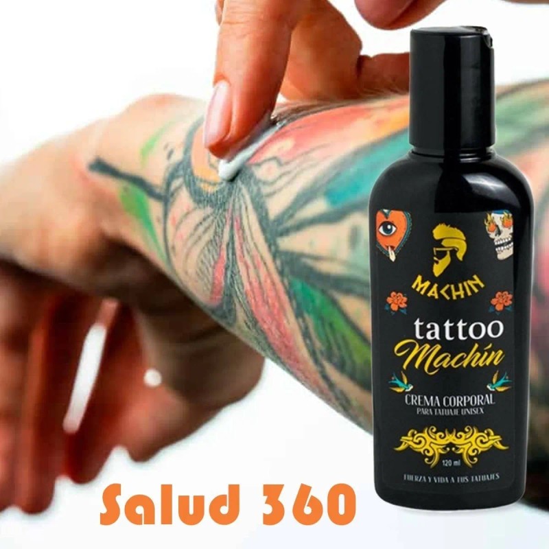 Crema Corporal Para Tatuajes Hidratante Vitamina Uso Diario
