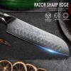 Unbranded Damascus Kitchen Chef Knife/Santoku Knife VG10 Damascus Steel Hand