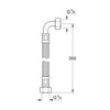 Grohe Replacement Part 45704000 Wideset Hose