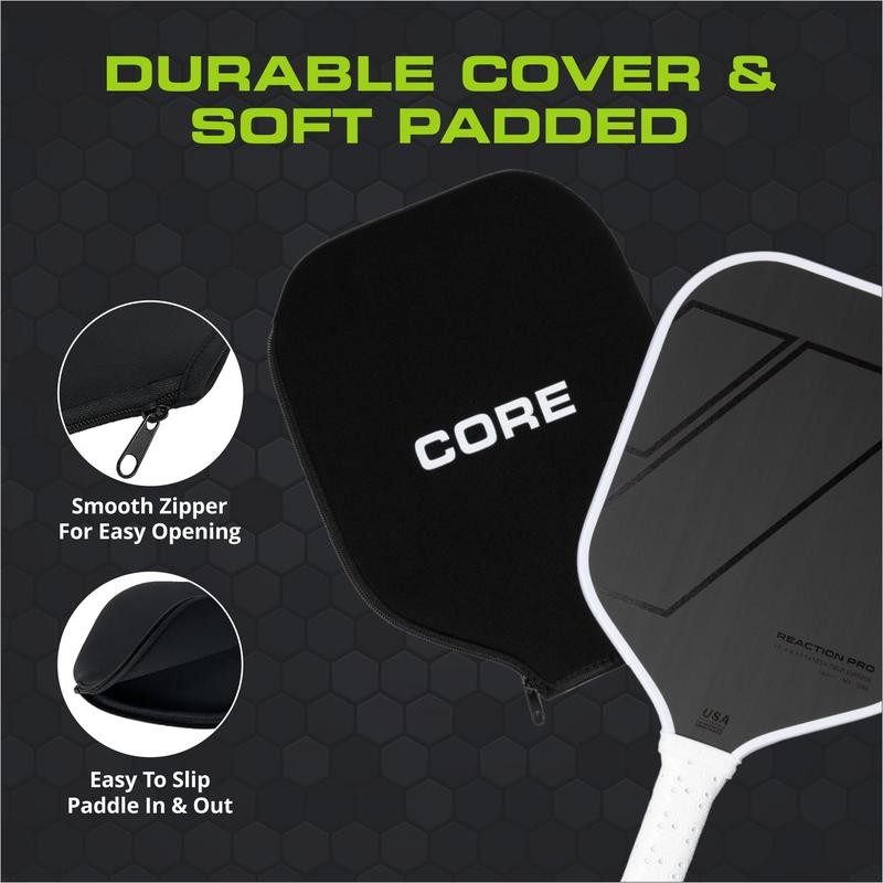 CORE Reaction Pro Pickleball Paddle | T700 Carbon Fiber Surface