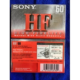 Sony C60HFC Single 60-minute Type 1 Audio Cassette Tape