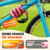 Children's Bicycle Lock with Combination Code - Rainbow - Lightweight