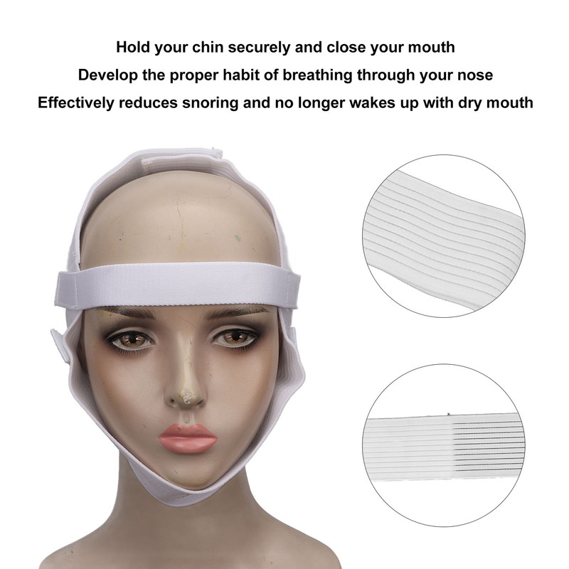 Chin Strap Snoring Tape Breathable Adjustable Head Band Snoring Strap
