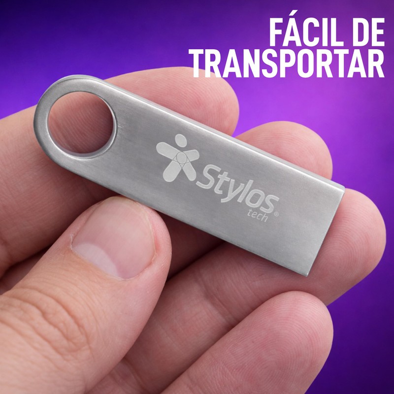 Stylos Paquete 20 Memorias USB 16GB 2.0 Metalica Tech