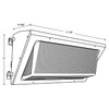 RAB WP3XFU50 3-Way Adjustable LED Wall Pack