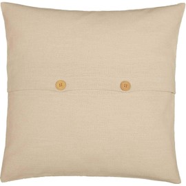 Market Place Red Ticking Flag Throw Pillow Cover, 20" x 20", Red White & Blue Flag Patch, Country Primitive Farmhouse Americana, Patriotic, Independence Day