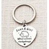 Hedgehog Keyring Hedgehog Keychain Silver Hedgehog Gift Just A Girl