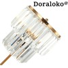 Bedside Lamp for Bedroom, Gold Crystal Table Lamp 18 Inches,