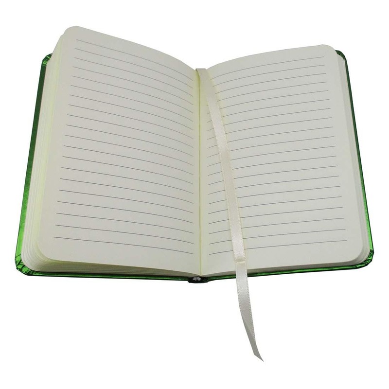 Ireland Harp Foil Notebook With A Celtic And Trinity Designed