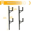 KUAFU Adjustable Trailer Ladder Rack Universal Side Mount Compatible with