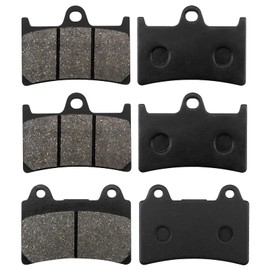 Front and Rear Brake Pads for Yamaha RoadStar 1700 XV1700 2004-2009, Road Star XV1700 Midnight Silverado 2004-2007, XV1700 Roadstar Silverado 2007-2010