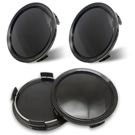 GZYYANG Wheel Hub Caps, Set of 4 Hub Covers, 75 mm, Hub Caps for Mercedes, Wheel Hub Cover ABS Black Hub Caps for Wheel Hubs, Car Accessories, Wheel Hub