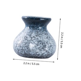 BESPORTBLE Japanese Style Toothpick Holder Portable Ceramic Toothpick Jar Compact Storage Container for Home Dining Table Kitchen