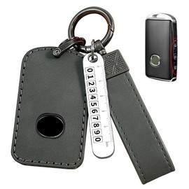 [LETINGFAR] Key Case for Mazda Smart Key Case Key Cover Key Holder for Mazda CX-80 CX8 CX5 CX30 MX30 CX60 CX-30 CX-8 Roadster etc, gray