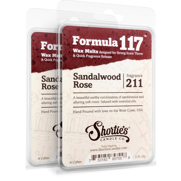Shortie's Candle Company Sandalwood Rose Wax Melts Multi Pack -
