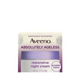 Aveeno crema facial nocturna restaurativa antienvejecimiento