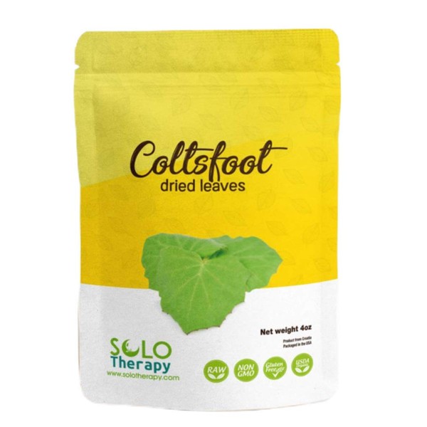 Coltsfoot Dried Leaves | Dried Herb Tussilago Farfara | 4 oz | Product from Croatia | Packaged in The USA (4 oz)