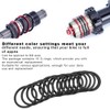 QANYEGN 15Pcs Aluminum Alloy Bicycle Washer, Bicycle Bottom Bracket Spacer,