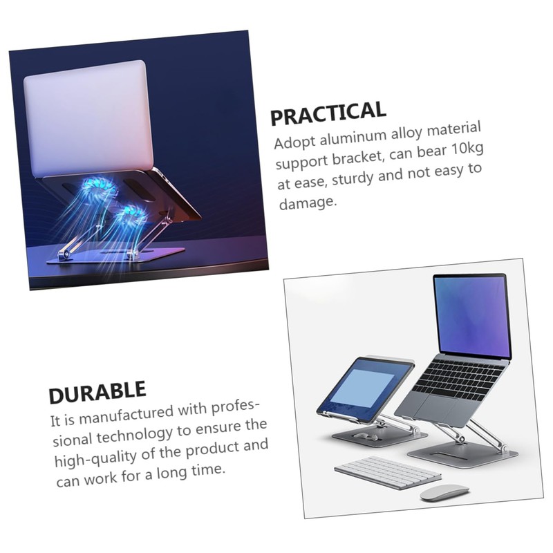 Mobestech 17.3 Inch Aluminum Alloy Dual Fan Cooling Pad Laptop