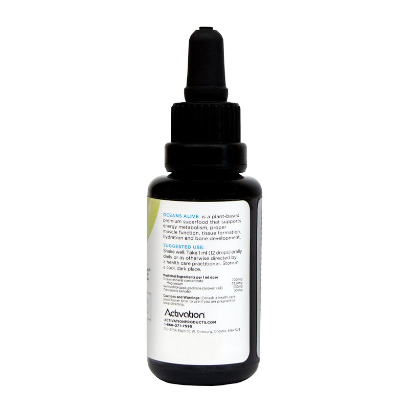 Oceans Alive Raw Marine Phytoplankton by Activation Products 30 ml