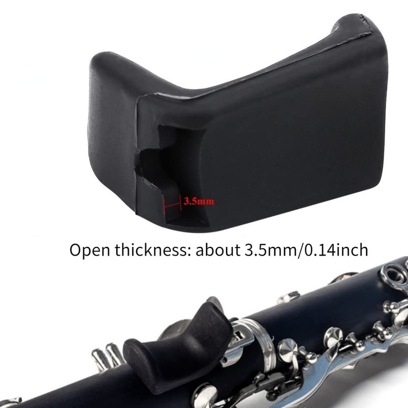Dilwe Clarinet Thumb Protector, Rubber Clarinet Thumb Rest for Oboe